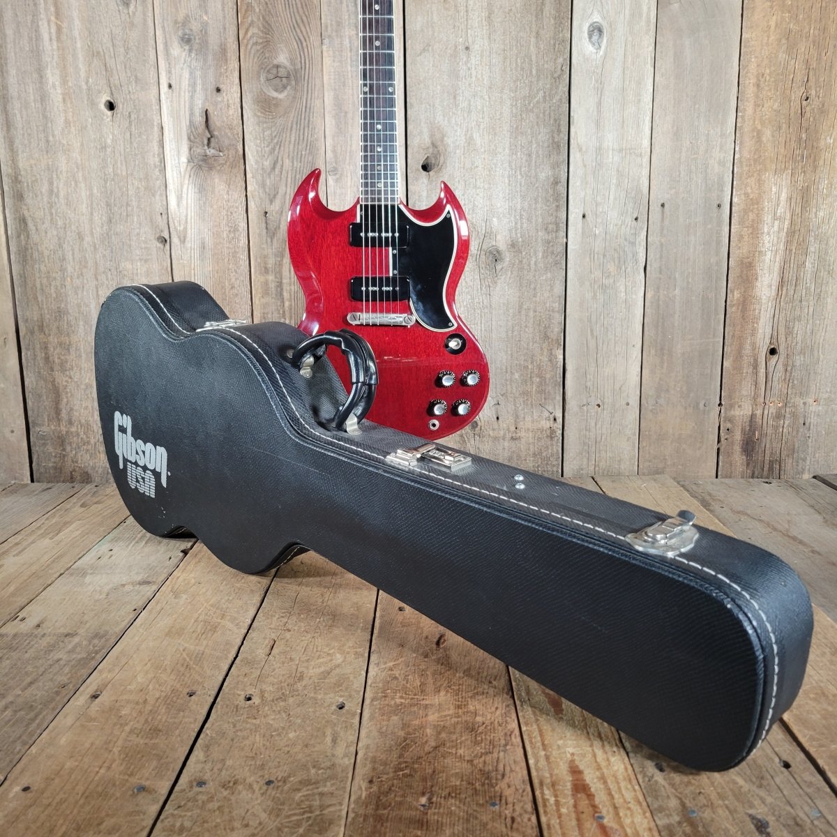SOLD - Gibson 1964 SG Special – Vintage Cherry, Dual P - 90 Pickups & Stopbar Tailpiece - Mahar's Vintage Guitars