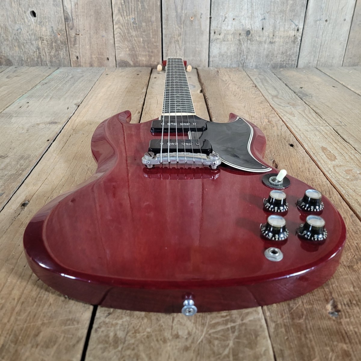 SOLD - Gibson 1964 SG Special – Vintage Cherry, Dual P - 90 Pickups & Stopbar Tailpiece - Mahar's Vintage Guitars