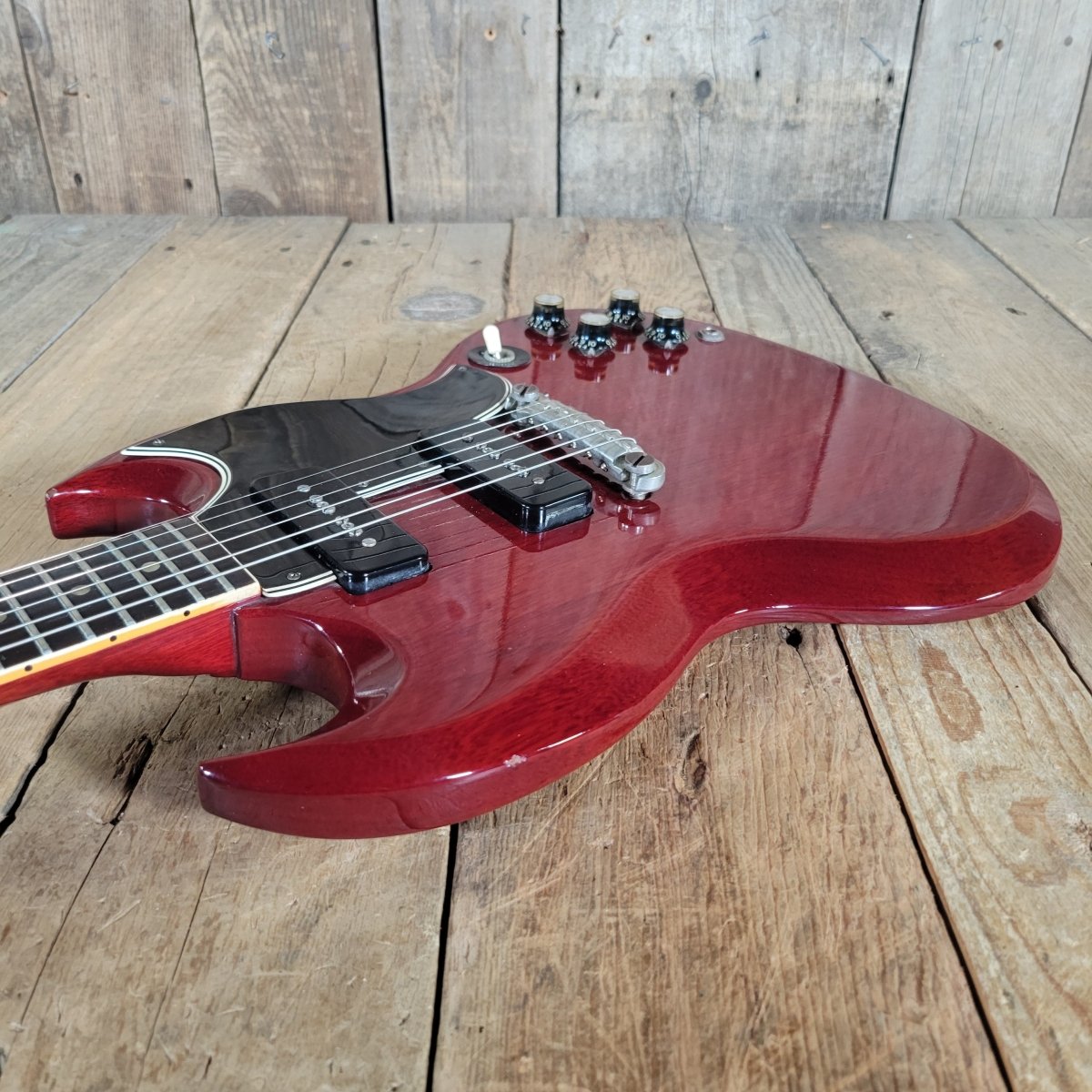 SOLD - Gibson 1964 SG Special – Vintage Cherry, Dual P - 90 Pickups & Stopbar Tailpiece - Mahar's Vintage Guitars