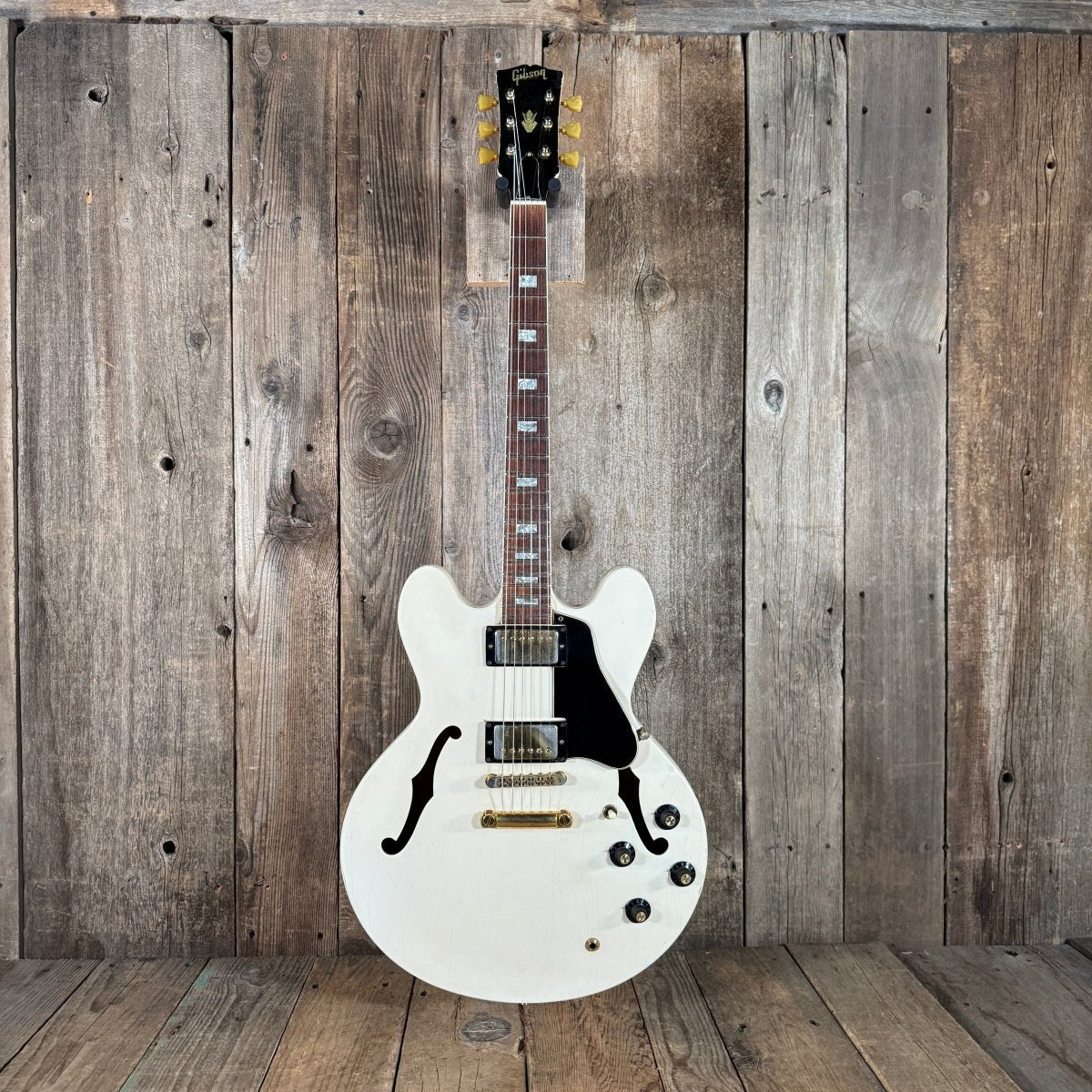 SOLD - Gibson 1968 ES - 335 Alpine White One of a Kind Custom Color - Mahar's Vintage Guitars