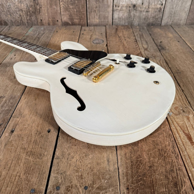SOLD - Gibson 1968 ES - 335 Alpine White One of a Kind Custom Color - Mahar's Vintage Guitars