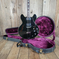 SOLD - Gibson 1974 ES - 335TD in Rare Factory Black Finish – Vintage Semi - Hollow Electric Guitar - Mahar's Vintage Guitars