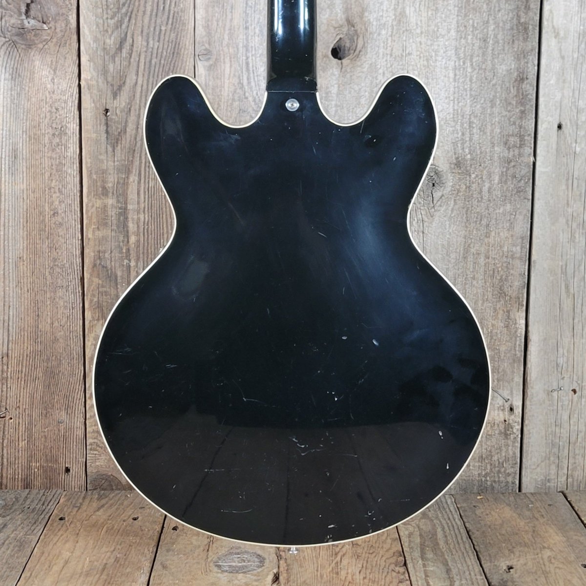 SOLD - Gibson 1974 ES - 335TD in Rare Factory Black Finish – Vintage Semi - Hollow Electric Guitar - Mahar's Vintage Guitars