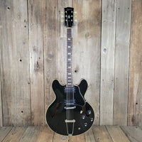 SOLD - Gibson 1974 ES - 335TD in Rare Factory Black Finish – Vintage Semi - Hollow Electric Guitar - Mahar's Vintage Guitars