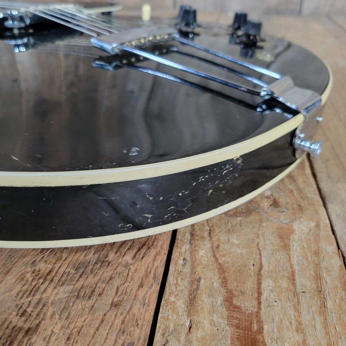 SOLD - Gibson 1974 ES - 335TD in Rare Factory Black Finish – Vintage Semi - Hollow Electric Guitar - Mahar's Vintage Guitars