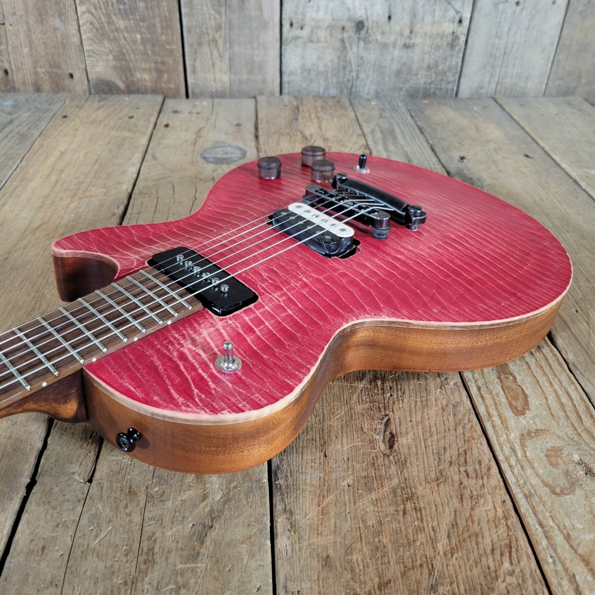 SOLD - Gibson BFG Les Paul – Faded Transparent Cherry, Signed by Les Paul, Rare Collector’s Guitar 2007 - Mahar's Vintage Guitars