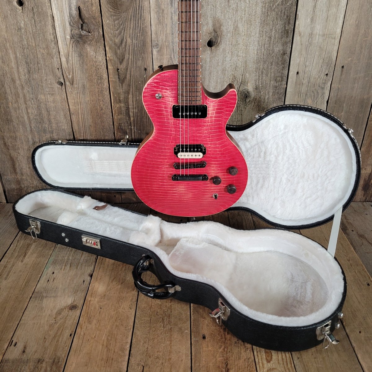 SOLD - Gibson BFG Les Paul – Faded Transparent Cherry, Signed by Les Paul, Rare Collector’s Guitar 2007 - Mahar's Vintage Guitars
