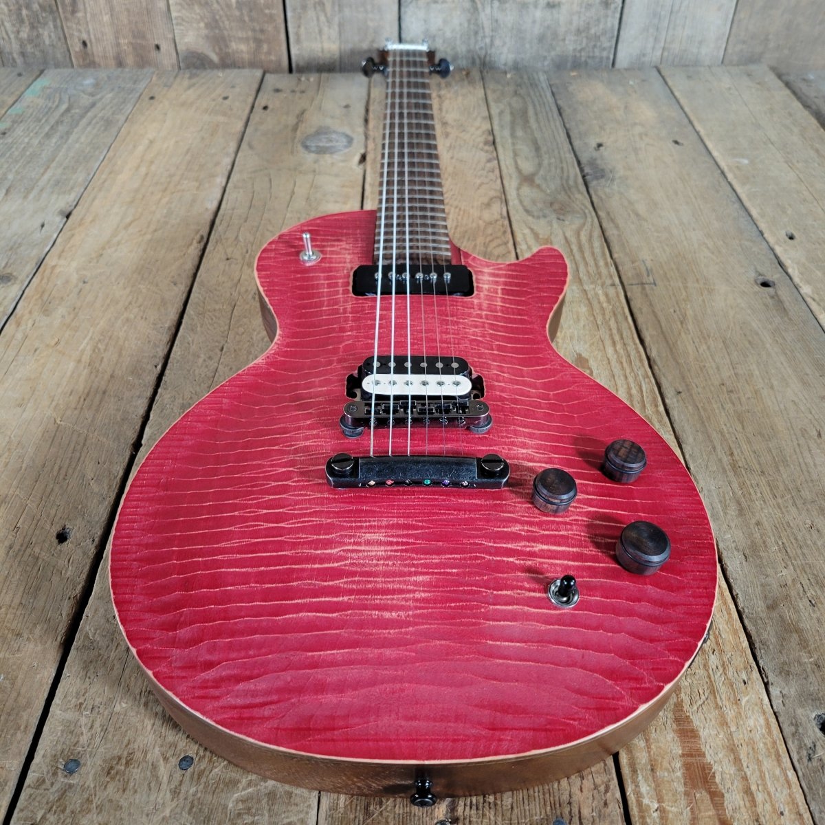 SOLD - Gibson BFG Les Paul – Faded Transparent Cherry, Signed by Les Paul, Rare Collector’s Guitar 2007 - Mahar's Vintage Guitars