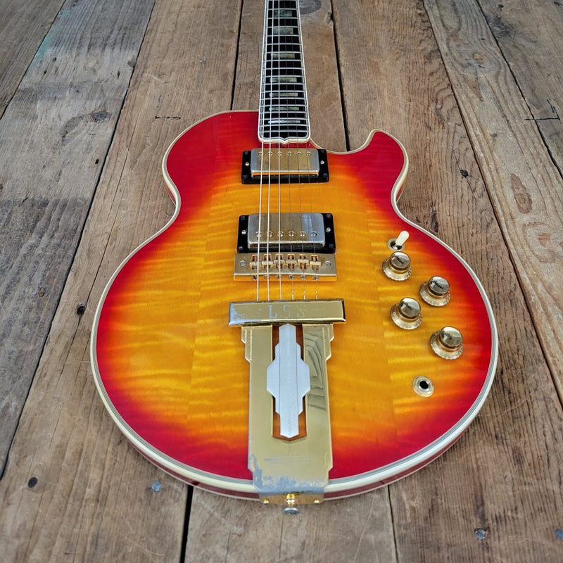SOLD - Gibson Custom L - 5S Cherry Sunburst 1977 - Mahar's Vintage Guitars