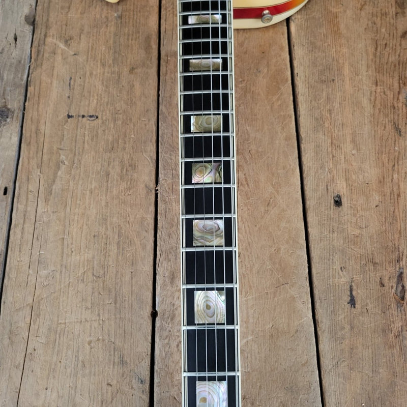 SOLD - Gibson Custom L - 5S Cherry Sunburst 1977 - Mahar's Vintage Guitars