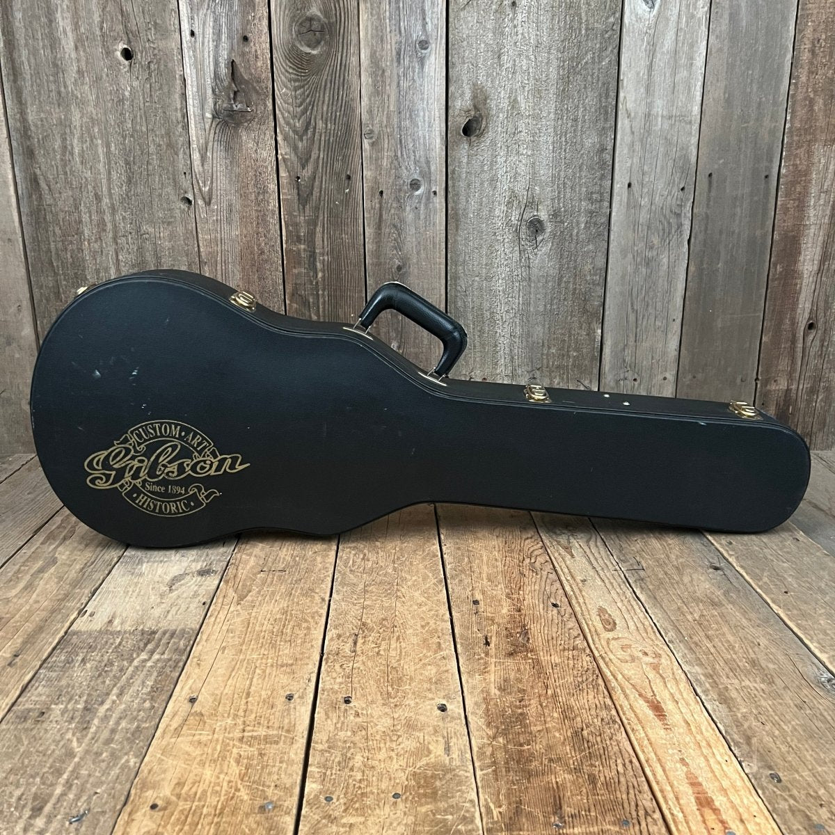 SOLD - Gibson Custom Shop Prototype Roadworn Les Paul Acoustic 2006 Natural Flame - Mahar's Vintage Guitars