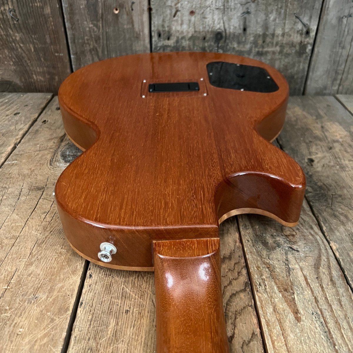 SOLD - Gibson Custom Shop Prototype Roadworn Les Paul Acoustic 2006 Natural Flame - Mahar's Vintage Guitars