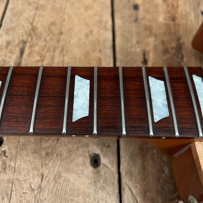 SOLD - Gibson Custom Shop Prototype Roadworn Les Paul Acoustic 2006 Natural Flame - Mahar's Vintage Guitars