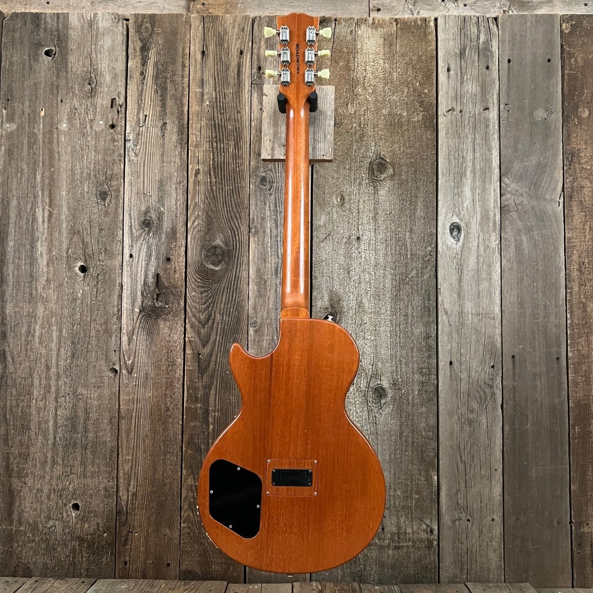 SOLD - Gibson Custom Shop Prototype Roadworn Les Paul Acoustic 2006 Natural Flame - Mahar's Vintage Guitars