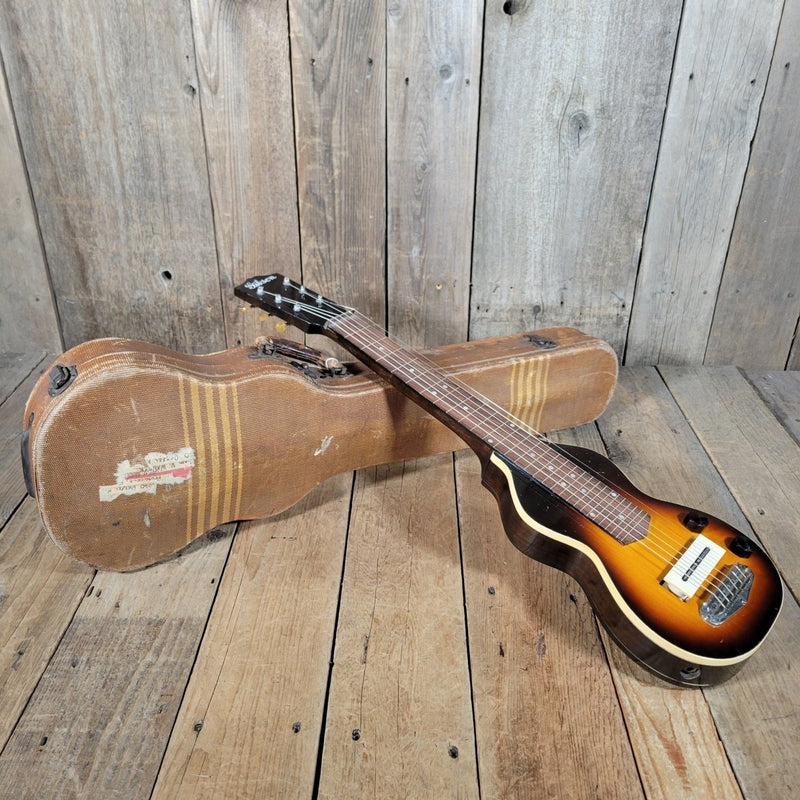 SOLD - Gibson EH - 100 Six String Lap Steel Charlie Christian Pickup 1940 - Mahar's Vintage Guitars