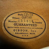 SOLD - Gibson ES - 175 1953 Sunburst - Mahar's Vintage Guitars