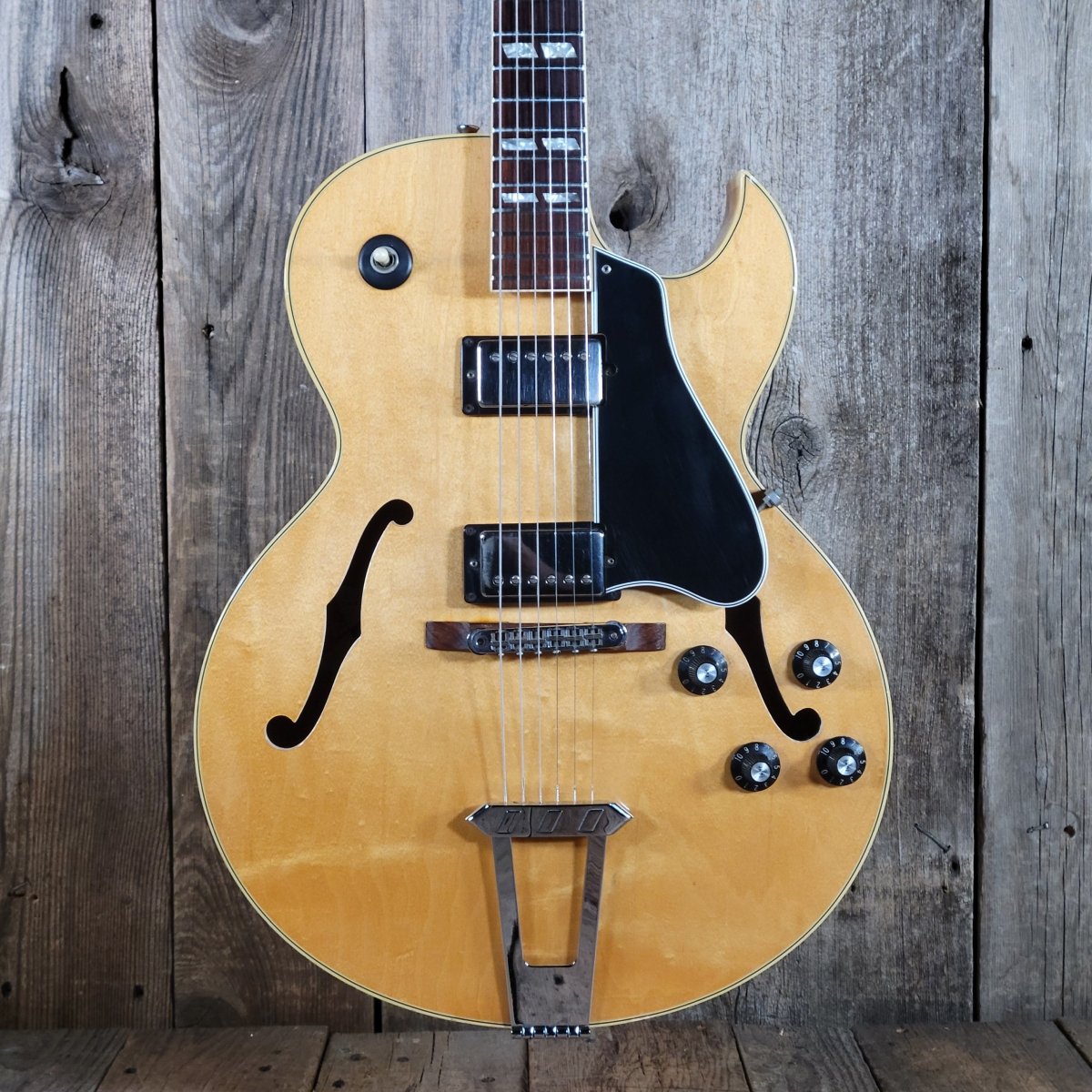 SOLD - Gibson ES - 175 Blonde 1981 with OHSC - Mahar's Vintage Guitars