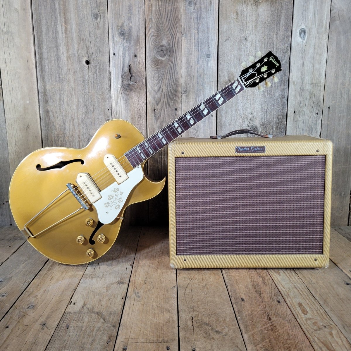 SOLD - Gibson ES - 295 1953 100% Original with Original Case - Mahar's Vintage Guitars