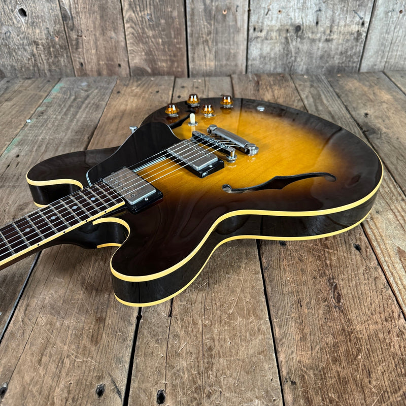SOLD - Gibson ES - 335 Dot Neck Reissue 1981 Sunburst - Mahar's Vintage Guitars
