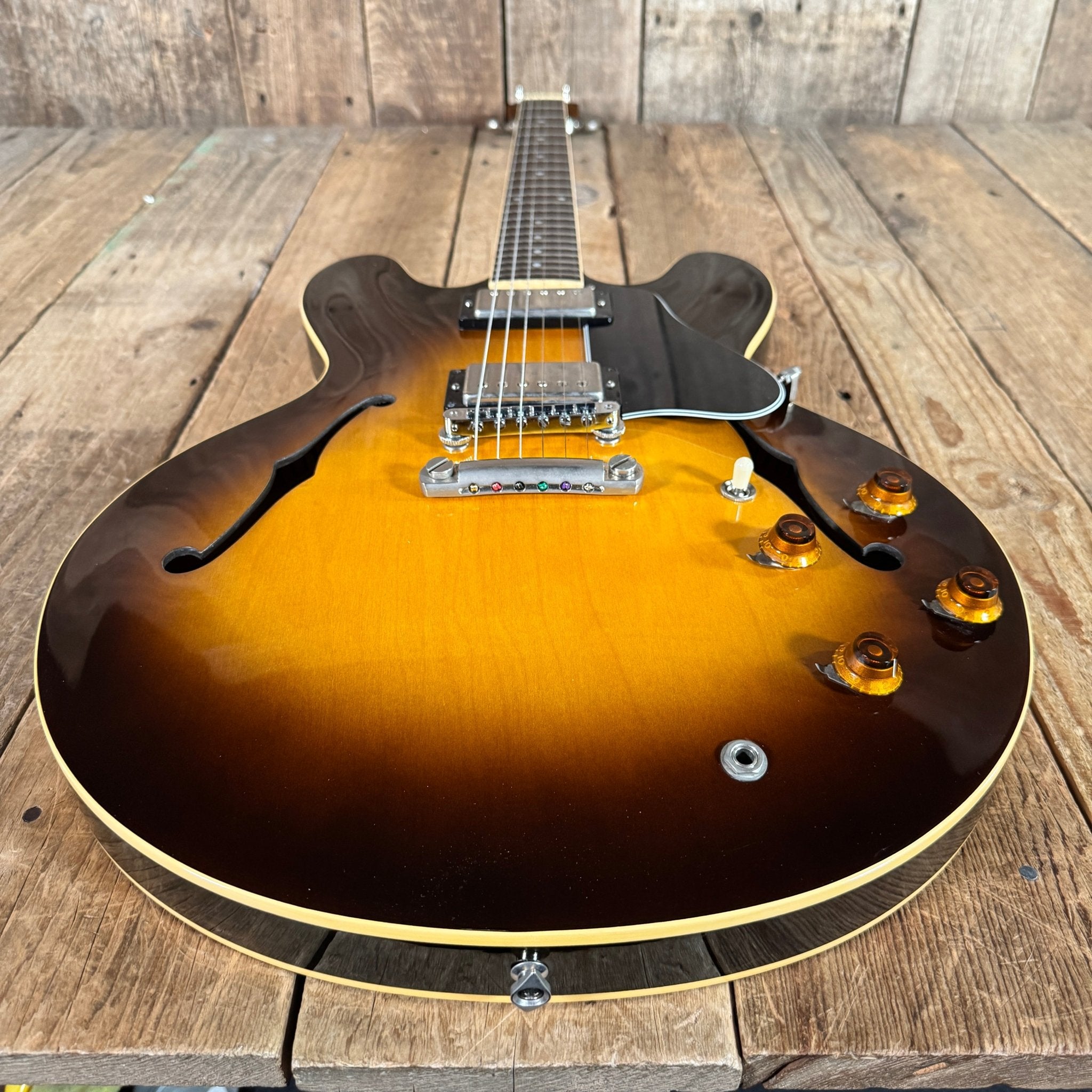 SOLD - Gibson ES-335 Dot Neck Reissue 1981 Sunburst – Mahar's