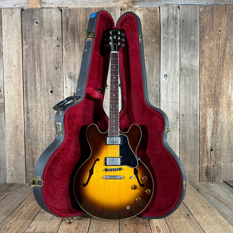 SOLD - Gibson ES - 335 Dot Neck Reissue 1981 Sunburst - Mahar's Vintage Guitars
