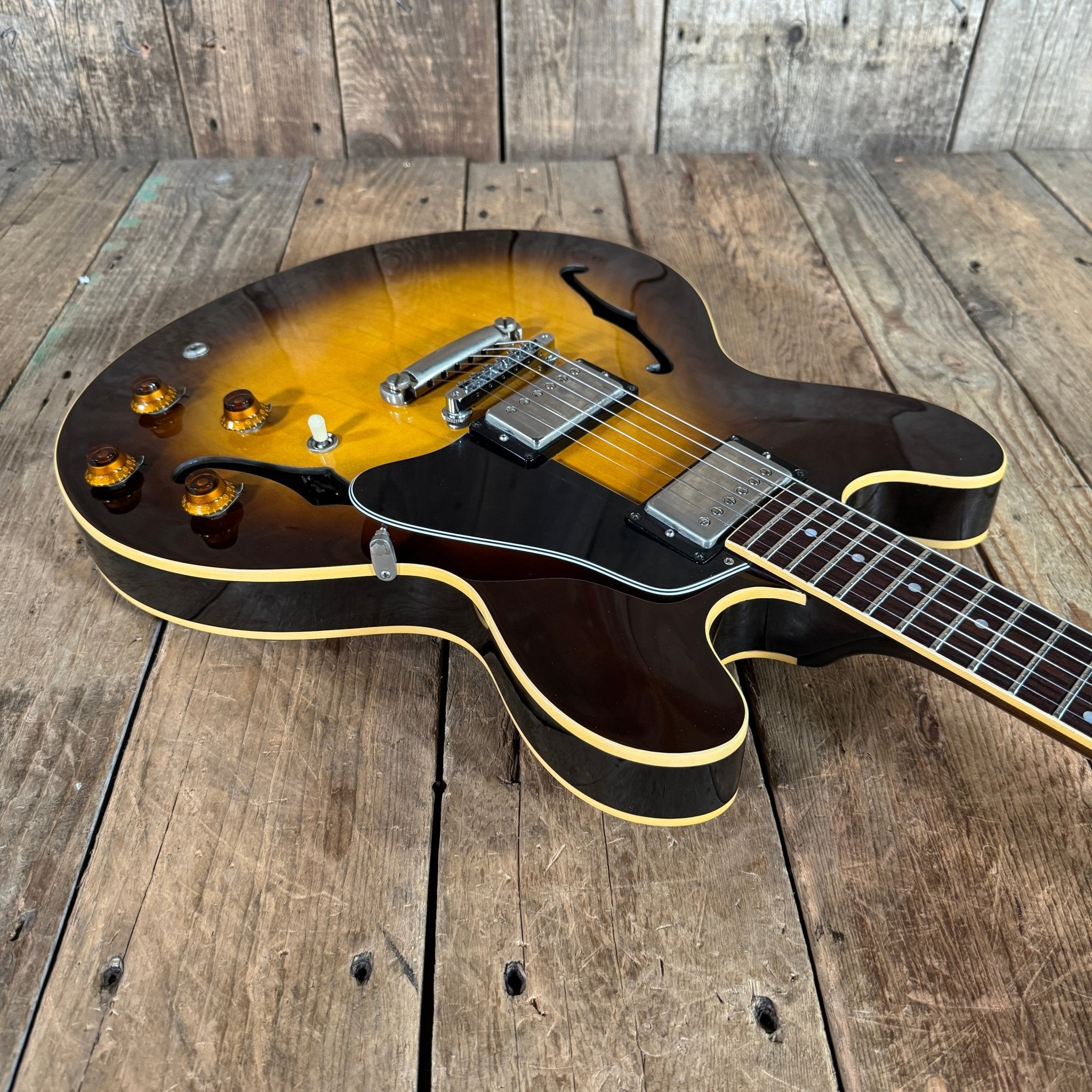 SOLD - Gibson ES-335 Dot Neck Reissue 1981 Sunburst – Mahar's
