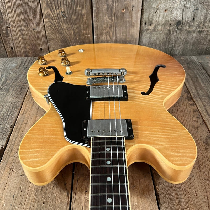 SOLD - Gibson ES - 335 Dot Neck Reissue Blonde Figured Maple 1997 - Mahar's Vintage Guitars