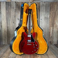 SOLD - Gibson ES-335 Murphy Lab 1961 Reissue Ultra Light Aged 2022 Cherry - Mahar's Vintage Guitars