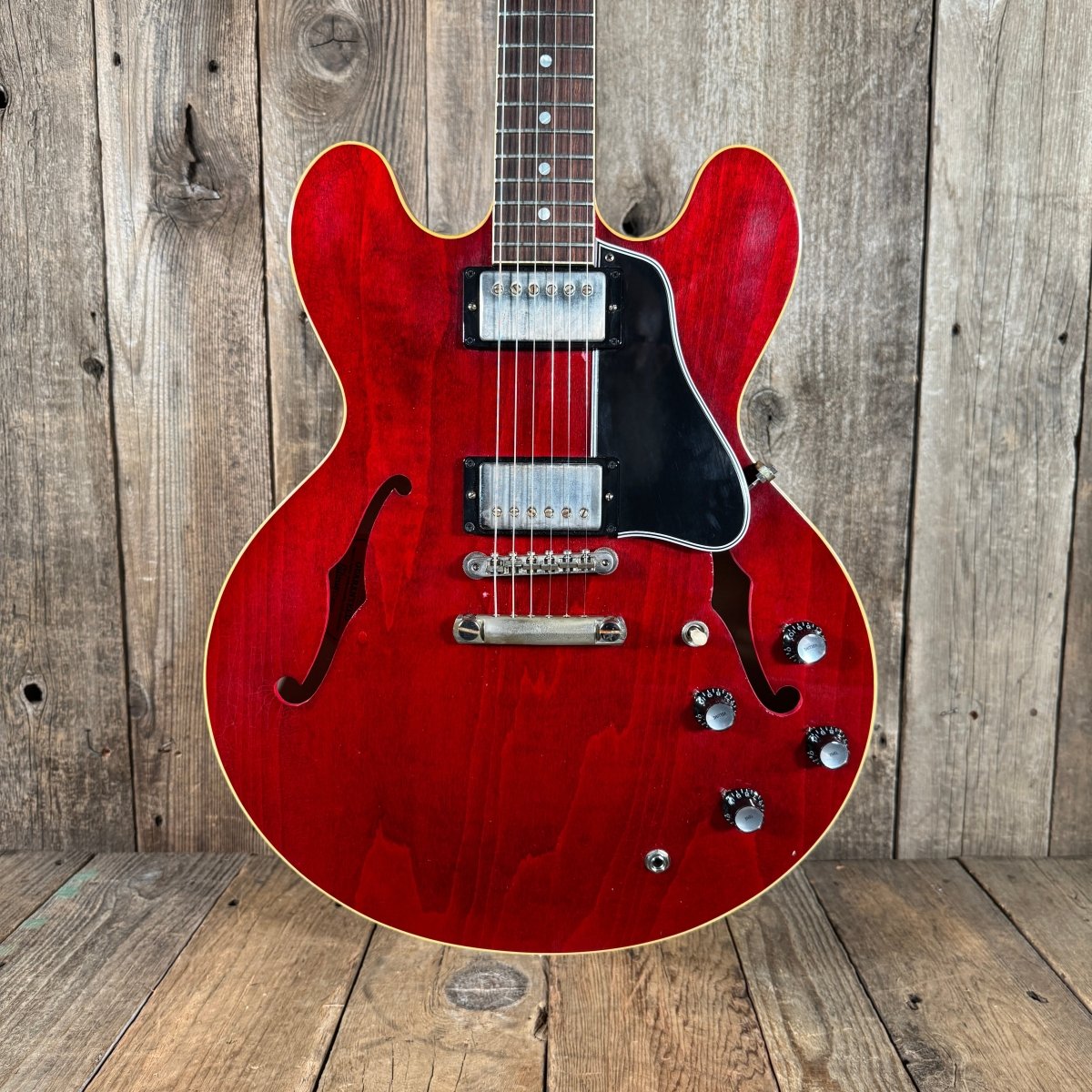 SOLD - Gibson ES-335 Murphy Lab 1961 Reissue Ultra Light Aged 2022 Cherry - Mahar's Vintage Guitars