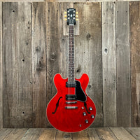 SOLD - Gibson ES - 335 Sixties Dot Neck 2022 Cherry - Mahar's Vintage Guitars