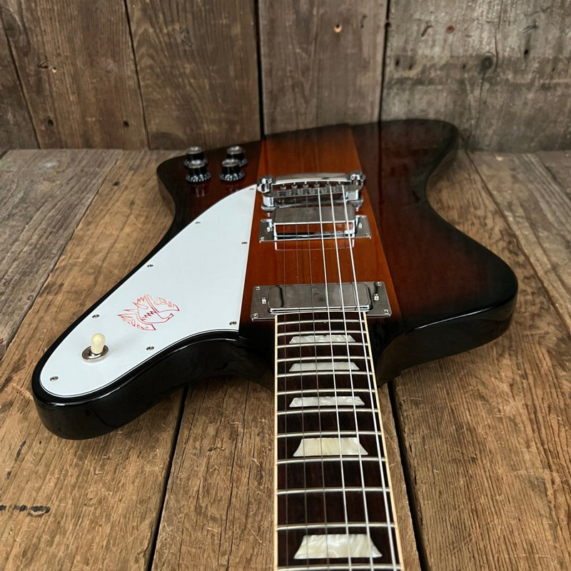 SOLD - Gibson Firebird 2016 V Vintage Sunburst - Mahar's Vintage Guitars