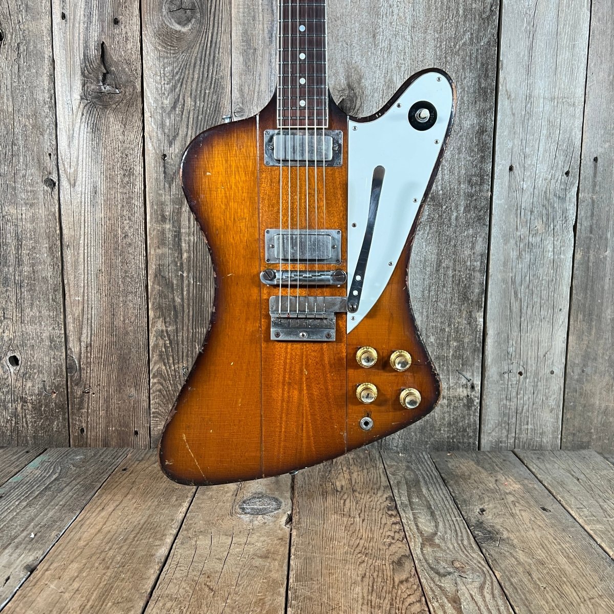 SOLD - Gibson Firebird III 1963 one of 272 made - First Year, Sunburst - Mahar's Vintage Guitars
