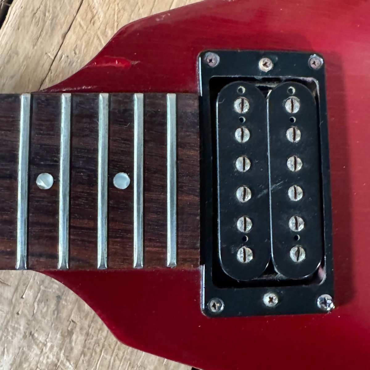 SOLD - Gibson Flying V Pink Burst 1984 Dirty Fingers pickups - Mahar's Vintage Guitars