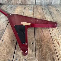 SOLD - Gibson Flying V Pink Burst 1984 Dirty Fingers pickups - Mahar's Vintage Guitars