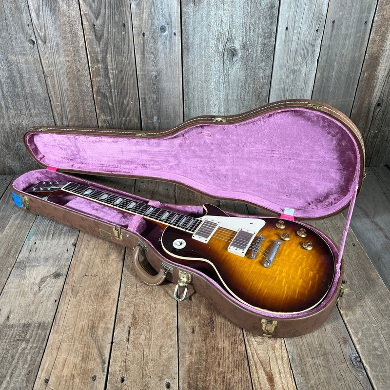 SOLD - Gibson Les Paul 1959 Historic R9 Willcutt Underwood Aged 2007 Faded Tobacco Burst - Mahar's Vintage Guitars