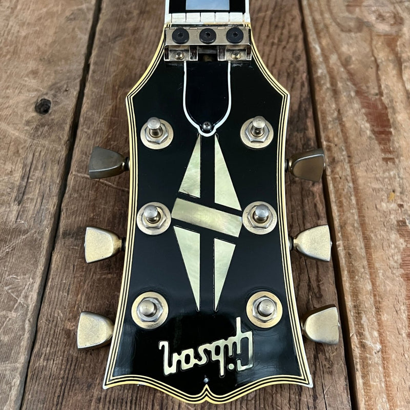 SOLD - Gibson Les Paul Custom 1985 Factory Kahler Ebony - Mahar's Vintage Guitars