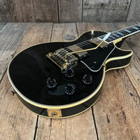 SOLD - Gibson Les Paul Custom 1985 Factory Kahler Ebony - Mahar's Vintage Guitars