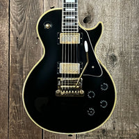 SOLD - Gibson Les Paul Custom 1985 Factory Kahler Ebony - Mahar's Vintage Guitars