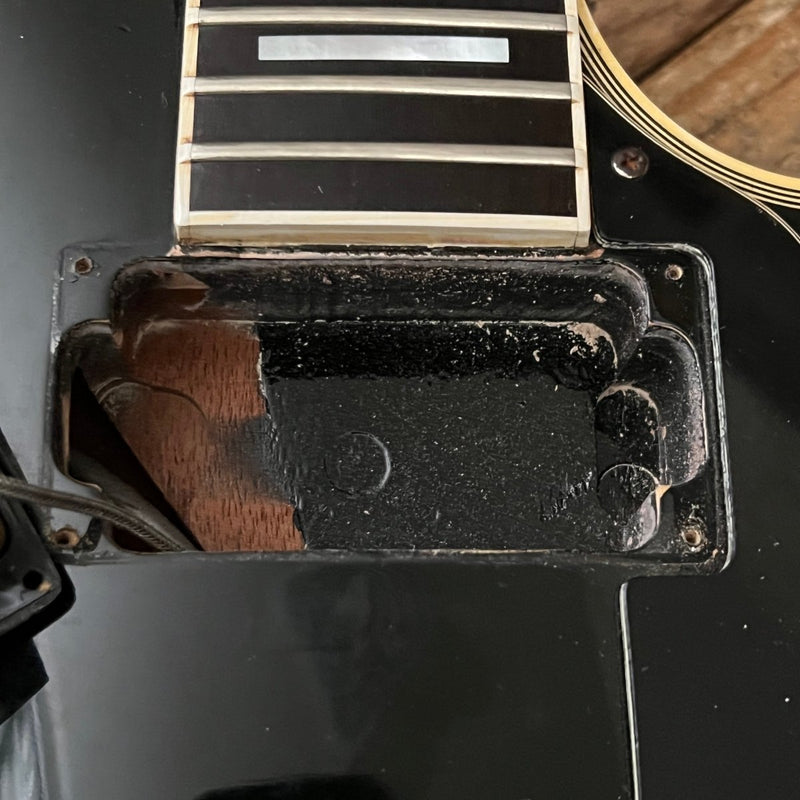 SOLD - Gibson Les Paul Custom 1985 Factory Kahler Ebony - Mahar's Vintage Guitars