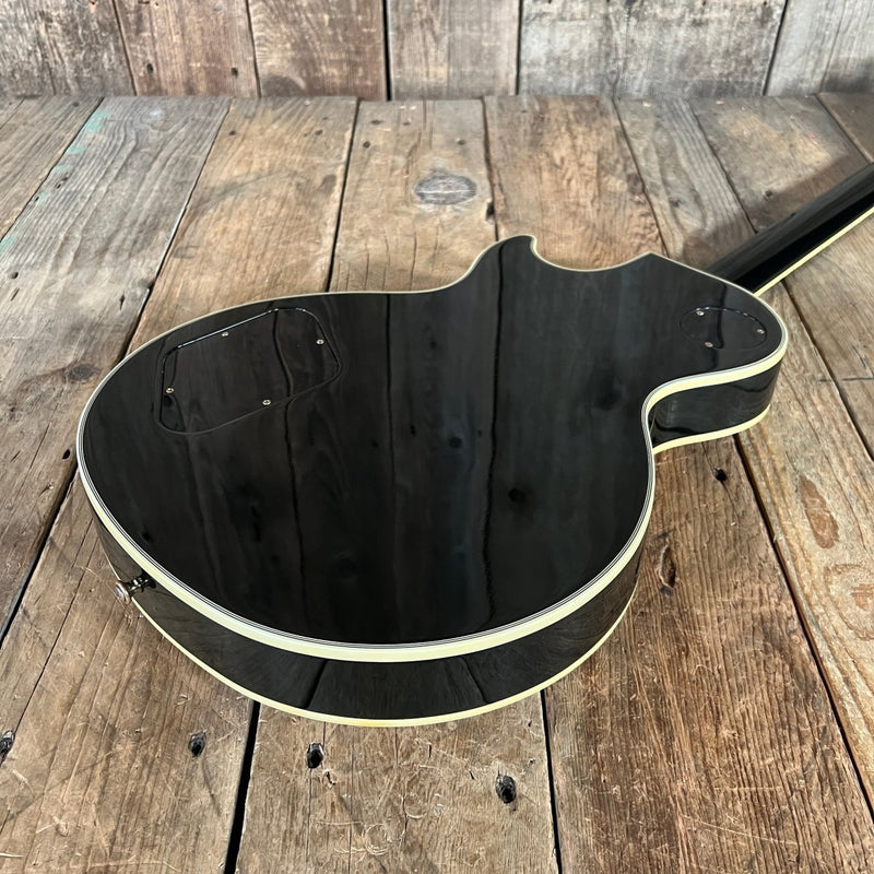 SOLD - Gibson Les Paul Custom 1988 Black Clean with Original Paperwork and Case - Mahar's Vintage Guitars