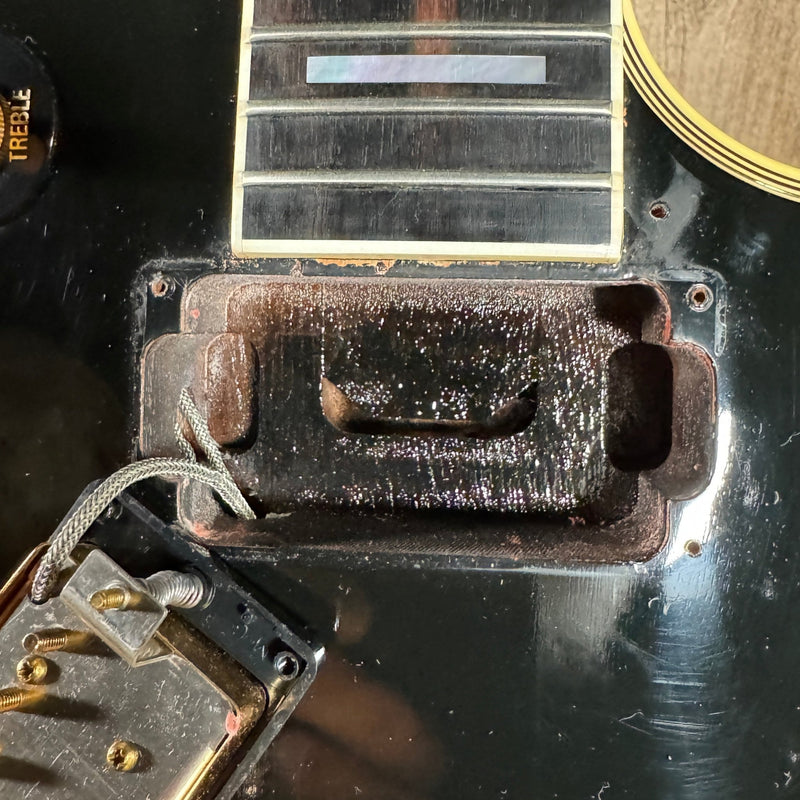 SOLD - Gibson Les Paul Custom '57 Reissue Custom Art & Historic LPB7 Black Beauty 2002 - Mahar's Vintage Guitars