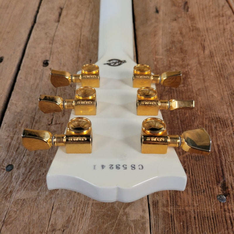 SOLD - Gibson Les Paul Custom Historic Custom Shop Alpine White 2005 - Mahar's Vintage Guitars