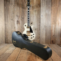 SOLD - Gibson Les Paul Custom Historic Custom Shop Alpine White 2005 - Mahar's Vintage Guitars