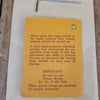 SOLD - Gibson Les Paul Hang Tag Envelope Allen Wrench 1950s 1959 Burst - Mahar's Vintage Guitars