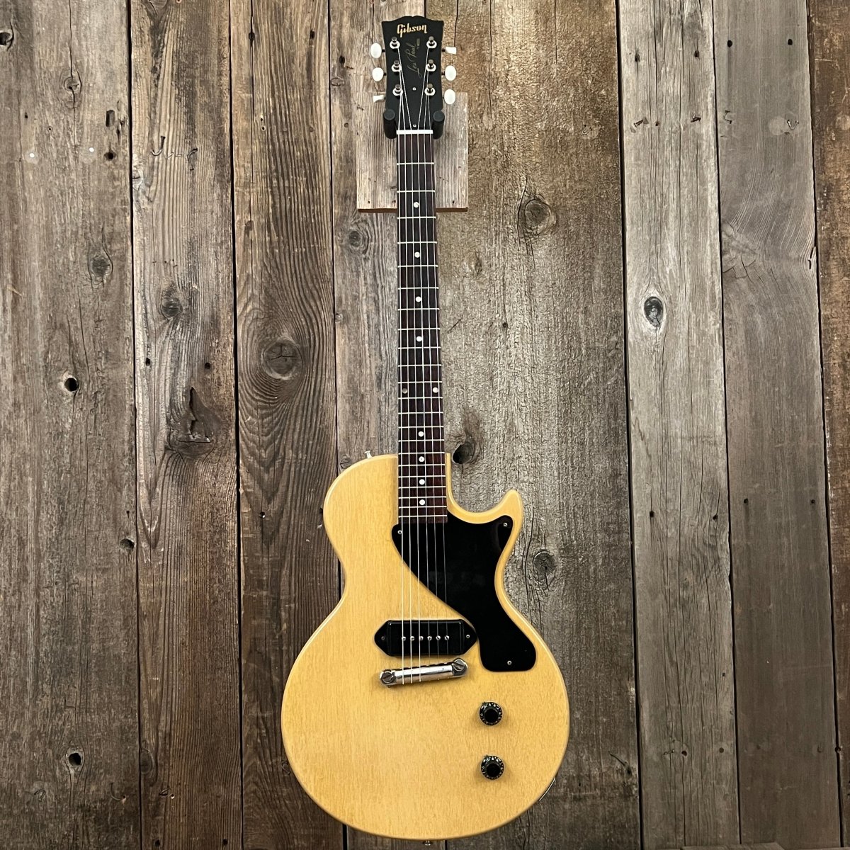 SOLD - Gibson Les Paul Jr. 1956 TV Yellow - Mahar's Vintage Guitars