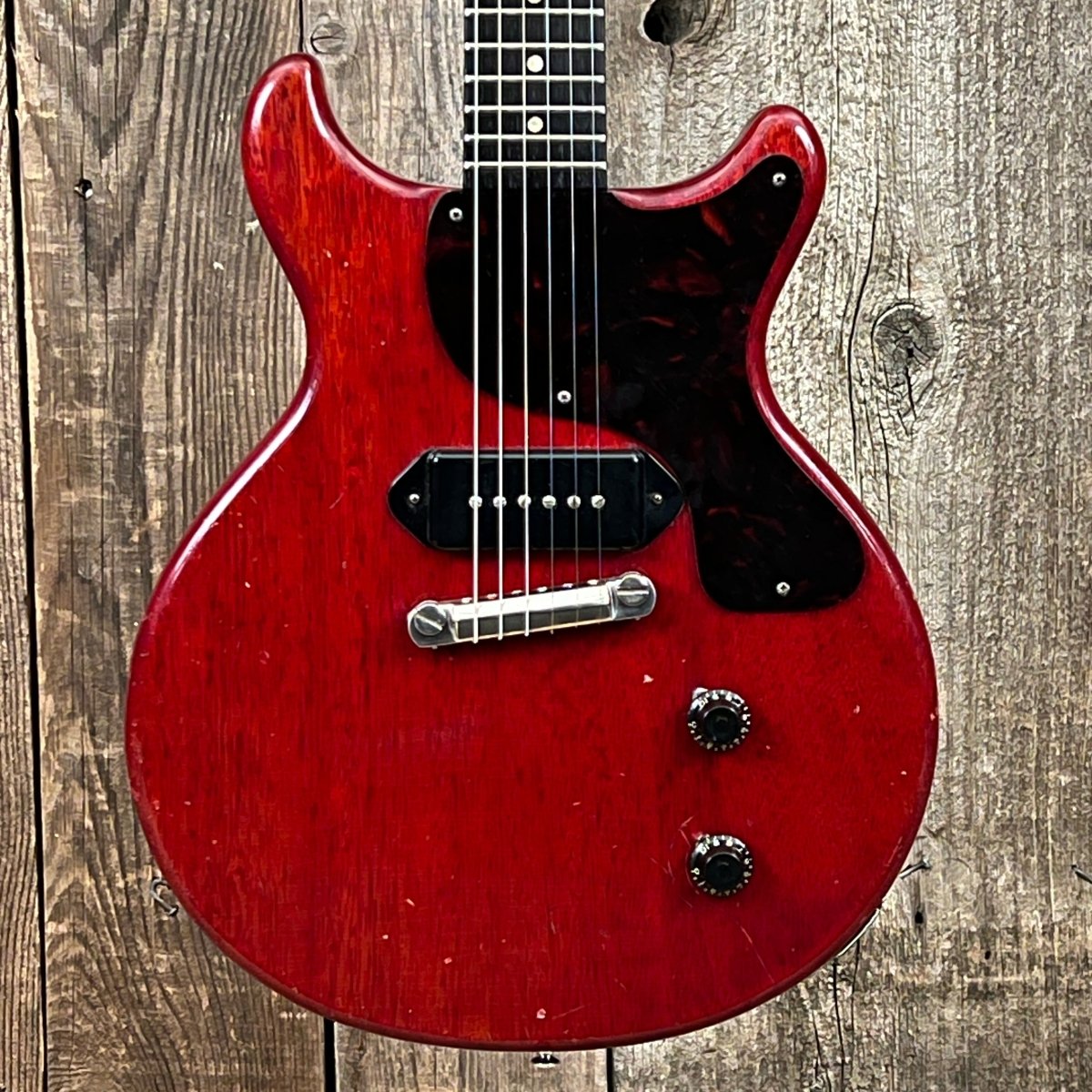 SOLD - Gibson Les Paul Jr. Double Cut 1960 Cherry - Mahar's Vintage Guitars