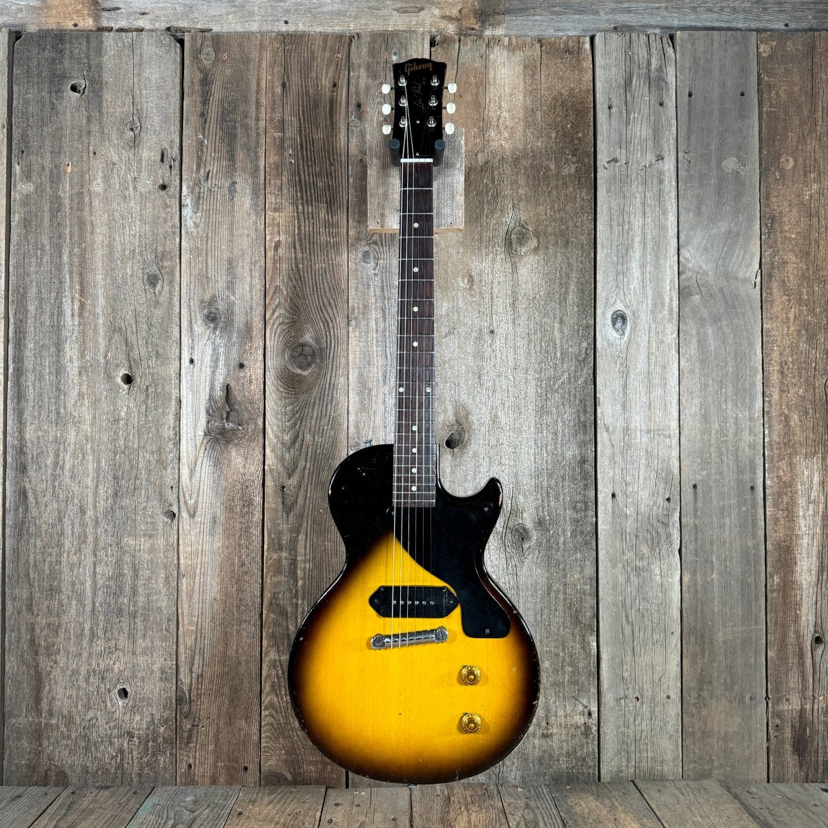 SOLD - Gibson Les Paul Junior 1957 Sunburst - Mahar's Vintage Guitars