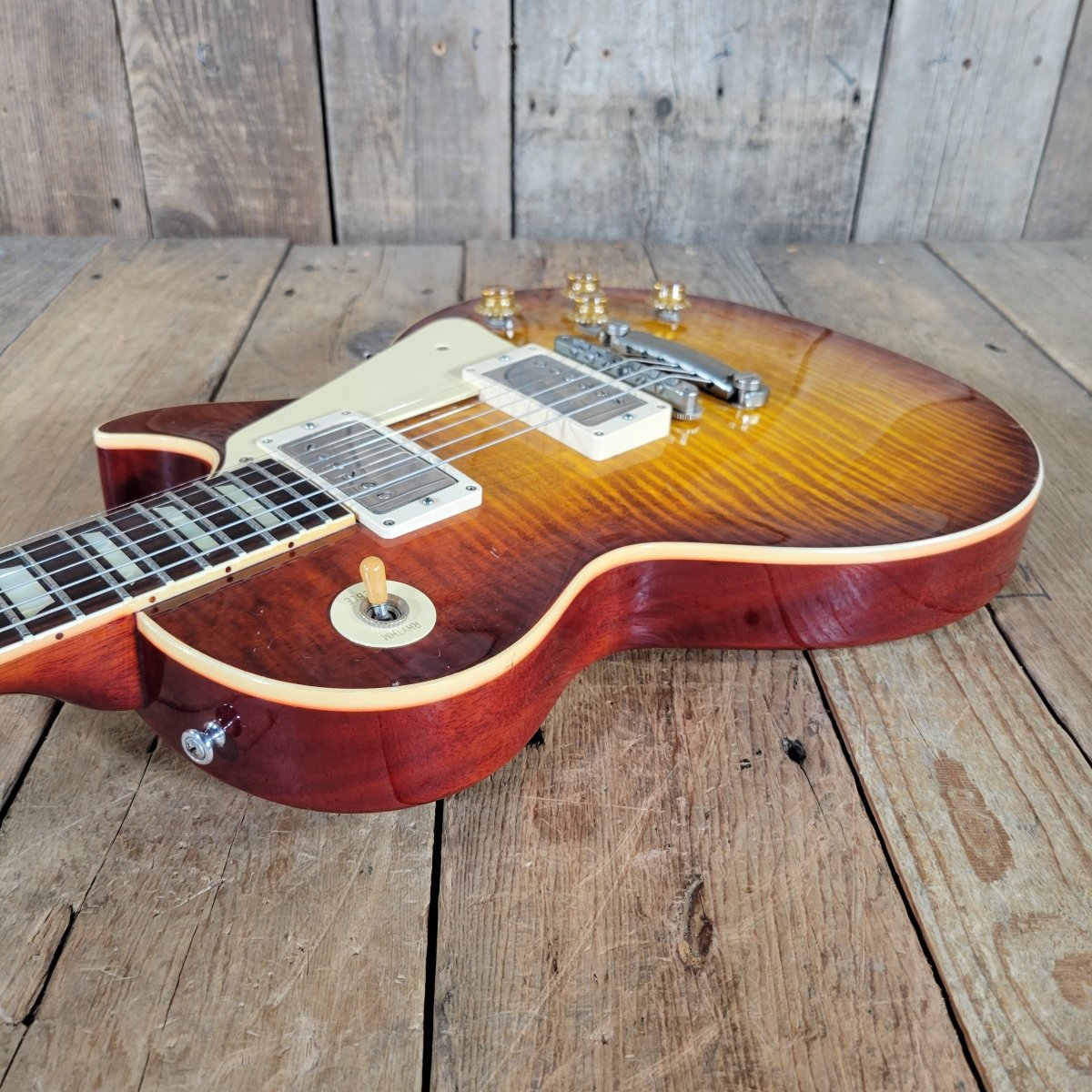 SOLD - Gibson Les Paul R9 True Historic Tom Murphy Painted & Aged Limited Run 6 2017 1959 Reissue - Mahar's Vintage Guitars