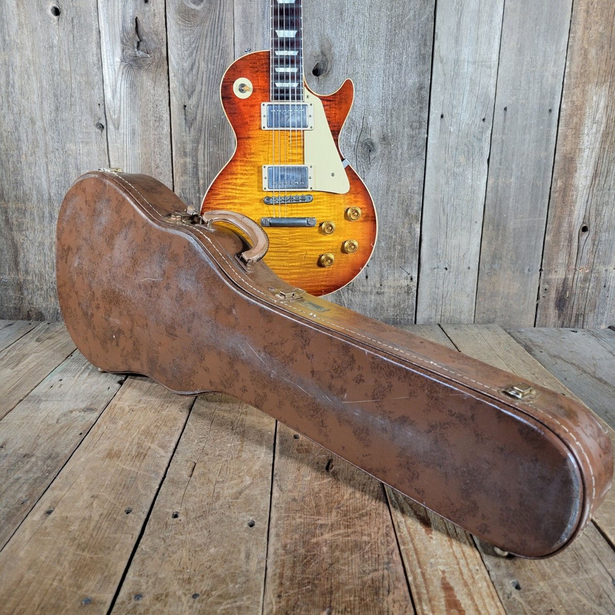 SOLD - Gibson Les Paul R9 True Historic Tom Murphy Painted & Aged Limited Run 6 2017 1959 Reissue - Mahar's Vintage Guitars