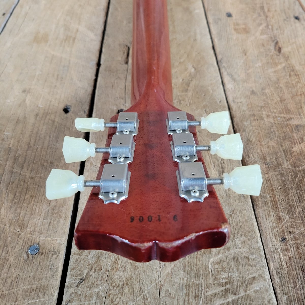 SOLD - Gibson Les Paul R9 True Historic Tom Murphy Painted & Aged Limited Run 6 2017 1959 Reissue - Mahar's Vintage Guitars